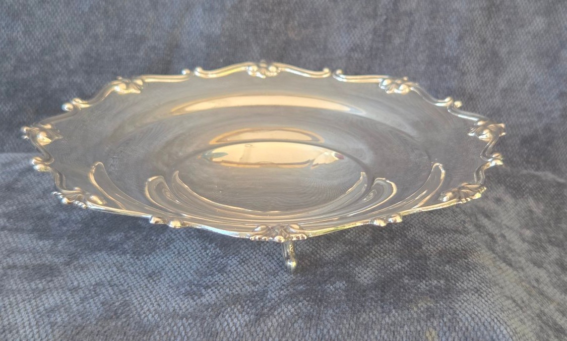 Coupe en argent centre de table époque  fin  XIXe   diam 24cm-photo-3