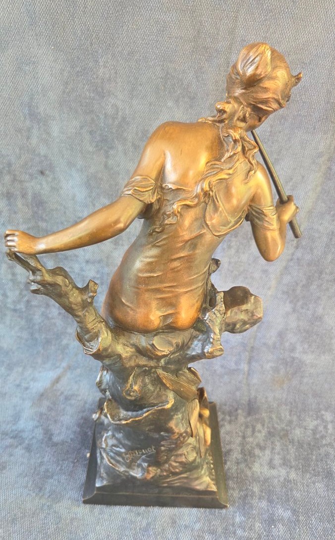 Bronze Sculpture Signed By édouard Drouot (1859–1945)  20th Century-photo-4