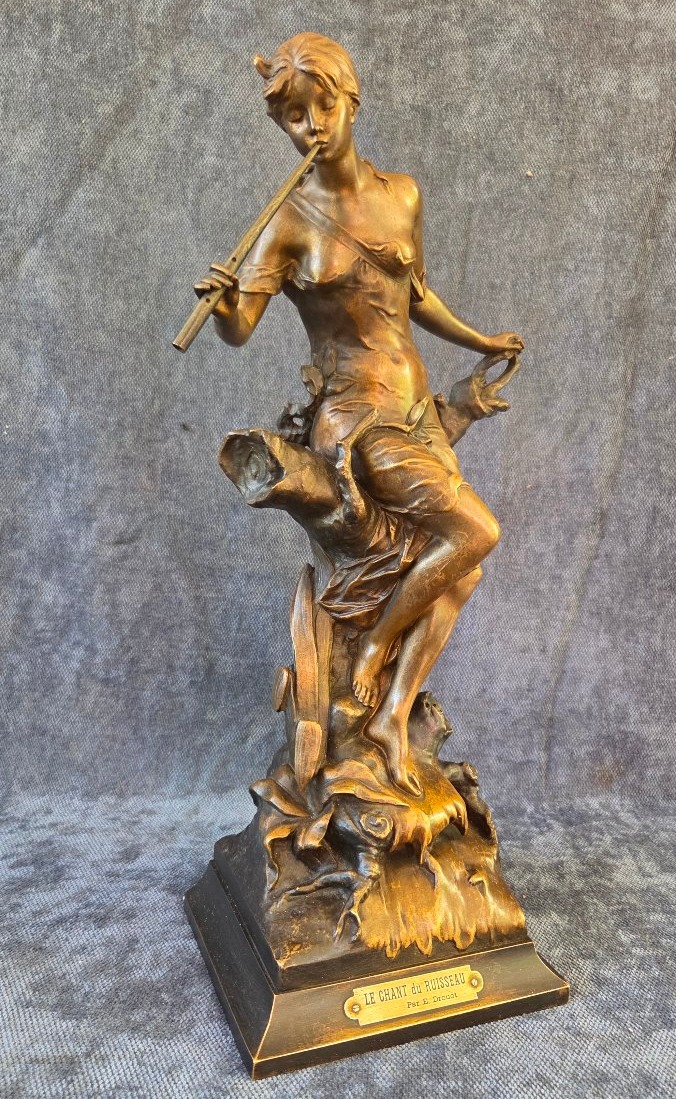 Bronze Sculpture Signed By édouard Drouot (1859–1945)  20th Century-photo-8