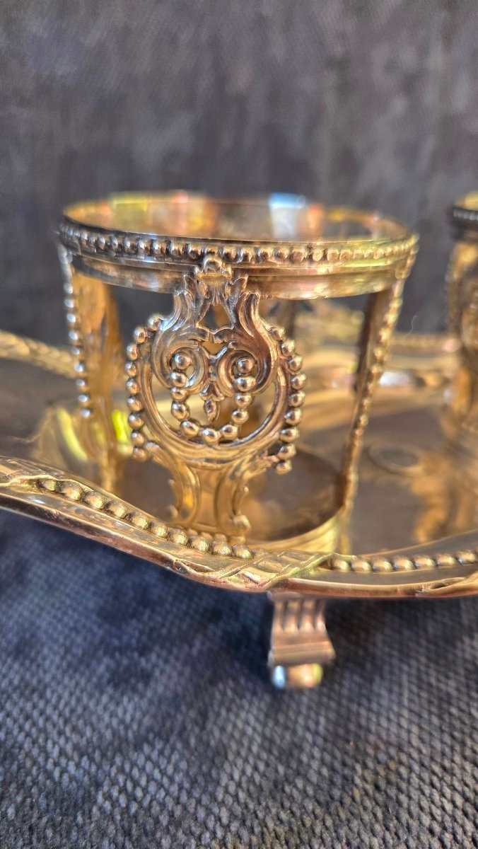 Huilier en argent M.O.Gabriel Paris 1746  835g  Époque XVIIIe -photo-6