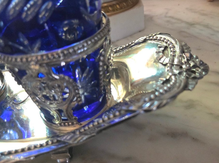 Huilier en argent M.O.Gabriel Paris 1746  835g  Époque XVIIIe -photo-7