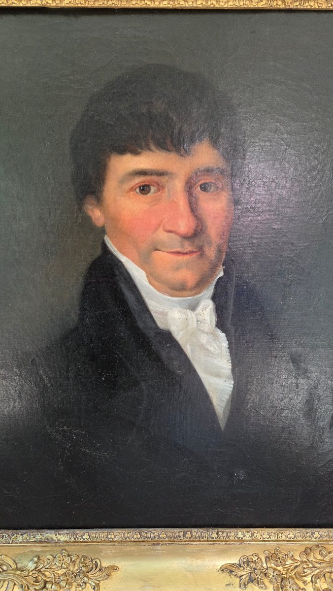 19th-century French School—portrait Of Count De B.h/t-photo-2