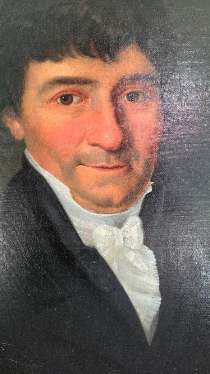 19th-century French School—portrait Of Count De B.h/t-photo-4