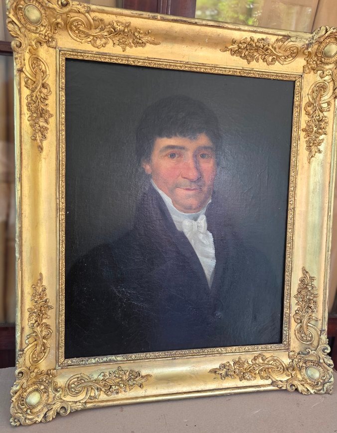 19th-century French School—portrait Of Count De B.h/t-photo-2