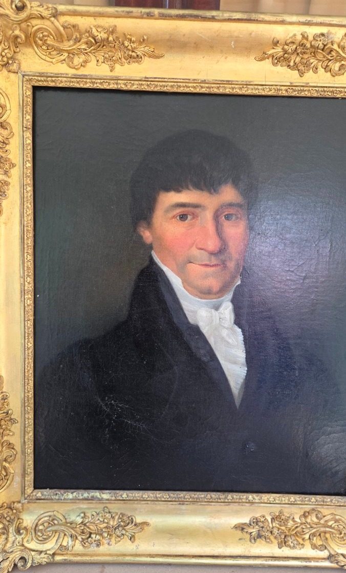 19th-century French School—portrait Of Count De B.h/t-photo-3
