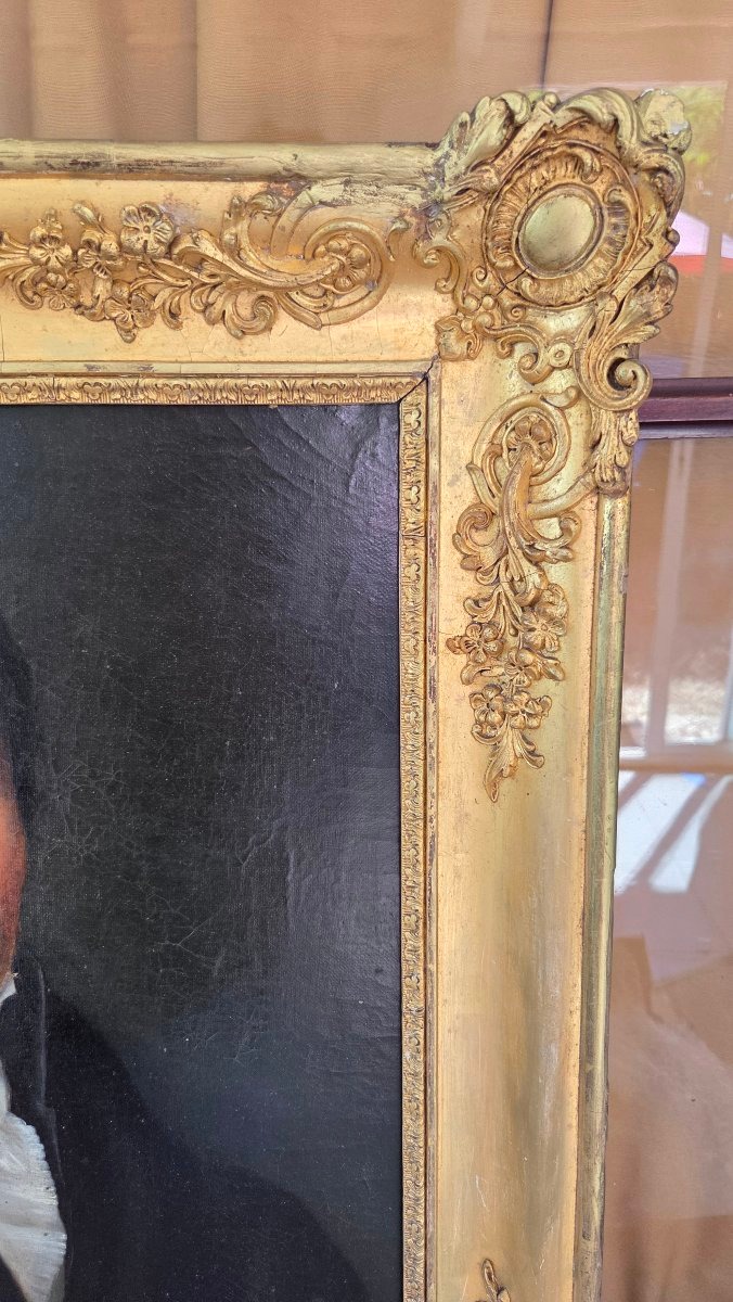 19th-century French School—portrait Of Count De B.h/t-photo-6