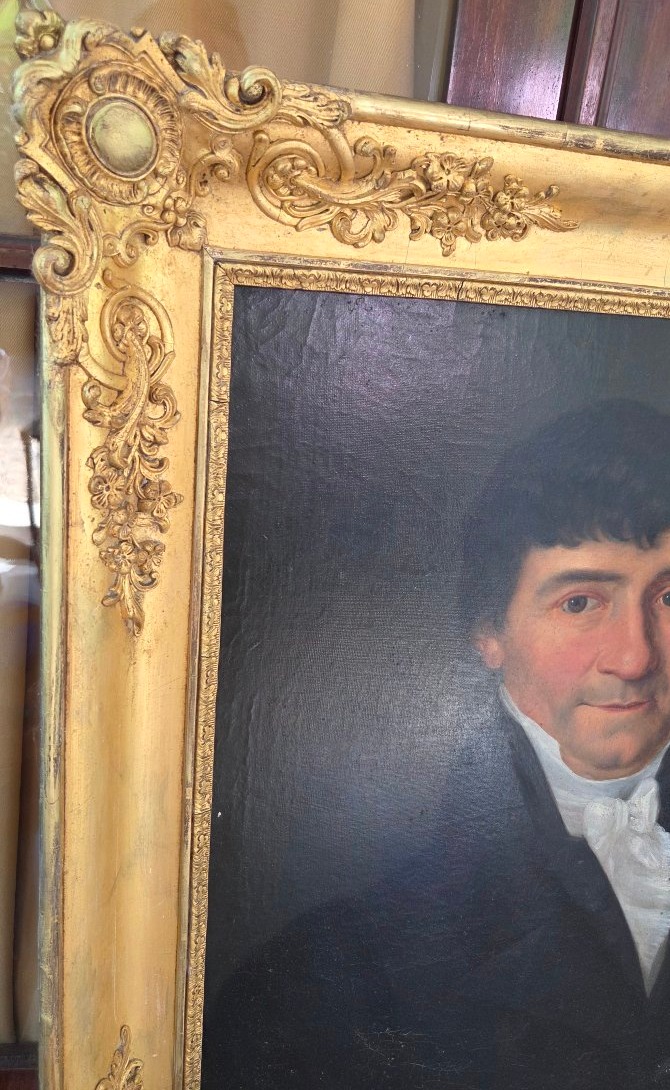 19th-century French School—portrait Of Count De B.h/t-photo-8