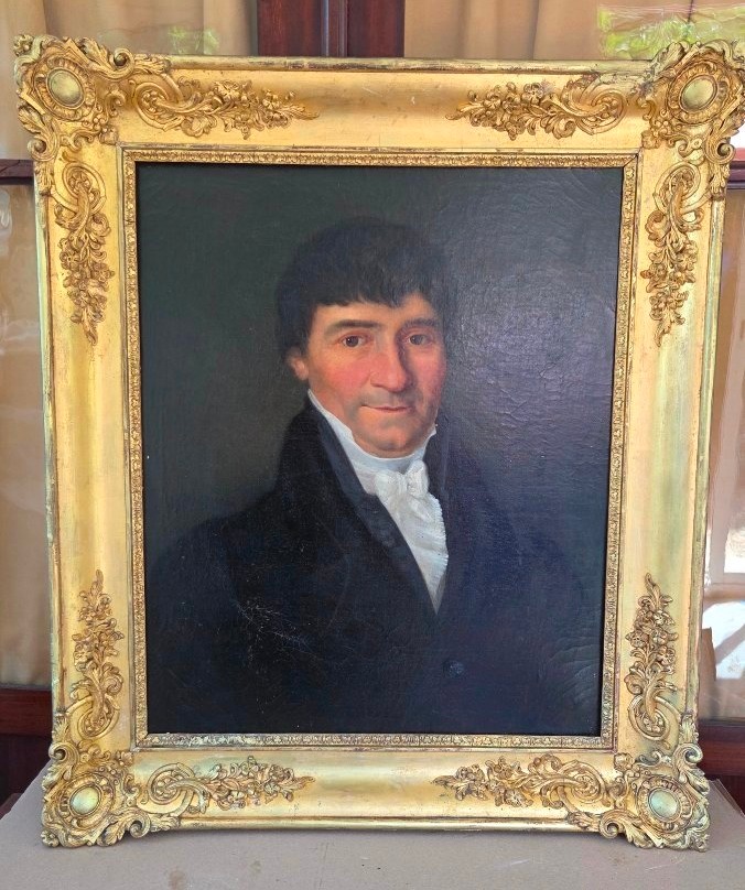 19th-century French School—portrait Of Count De B.h/t