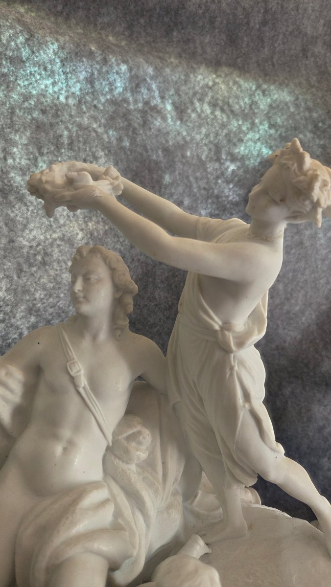 A 3-piece Bacchus Set, "biscuit" Glaze, Sèvres, 19th Century -photo-8