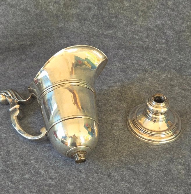 Aiguière casque argent  plaqué  époque  Louis XV  XVIIIe -photo-4