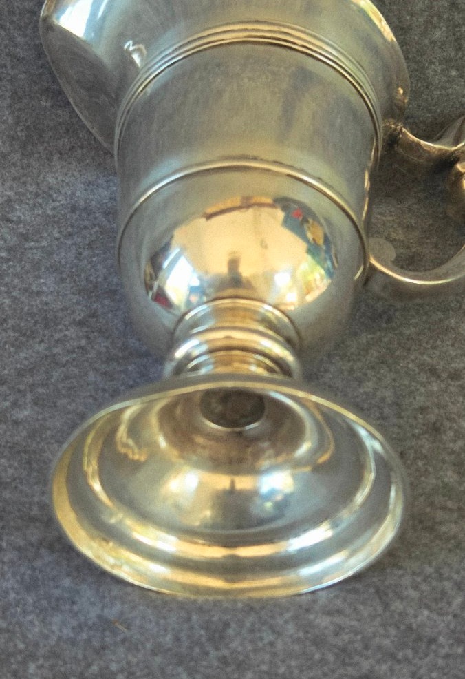 Silver-plated Helmet-shaped Ewer, Louis XV Period, 18th Century -photo-5