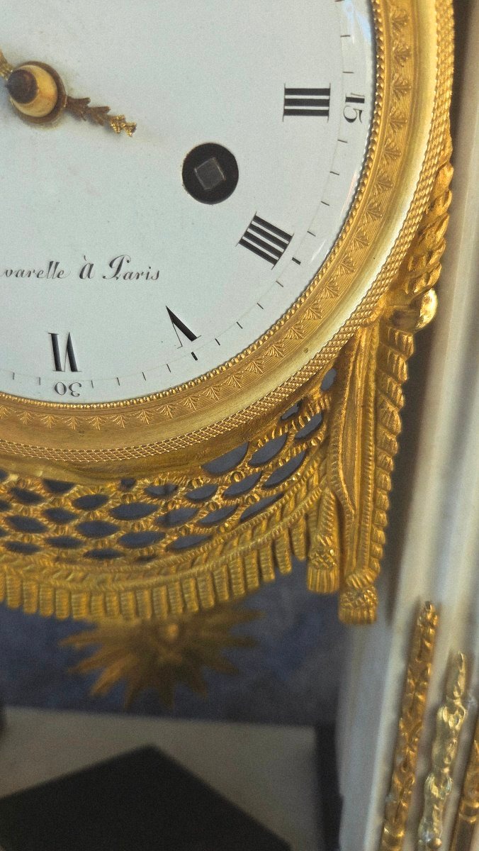 Prouvarelle Pendulum Clock In Paris, Directoire Period/early 19th Century -photo-3
