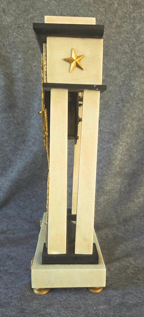Prouvarelle Pendulum Clock In Paris, Directoire Period/early 19th Century -photo-6
