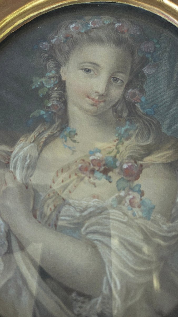  18th-century French School: Pair Of Gouaches-photo-1