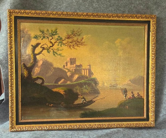 Marine suiveur deJ. Vernet huile/t, époque XIXe siècle 
