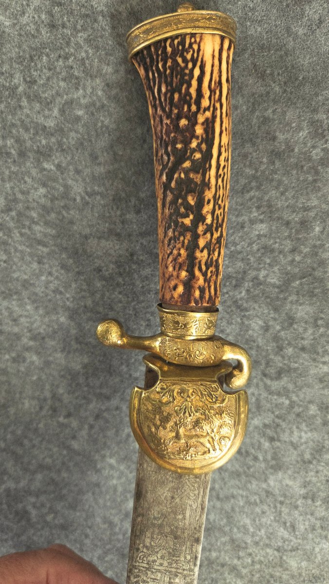 Two Hunting Knives From The Louis XV Period -photo-2