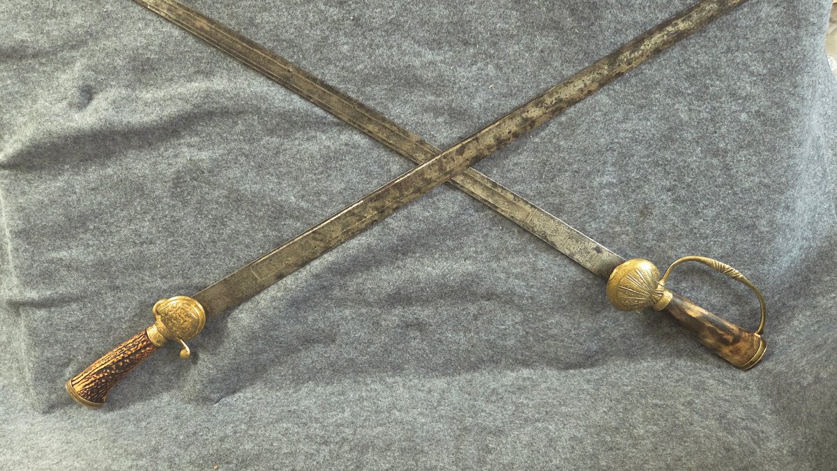 Two Hunting Knives From The Louis XV Period -photo-8