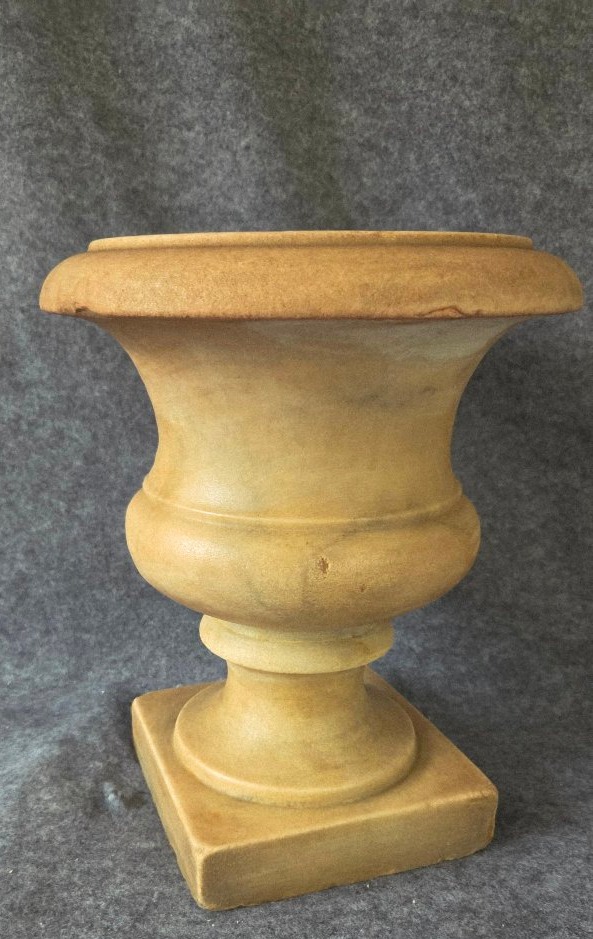 19th-century White Marble Medicis Vase, H 31.3-photo-2