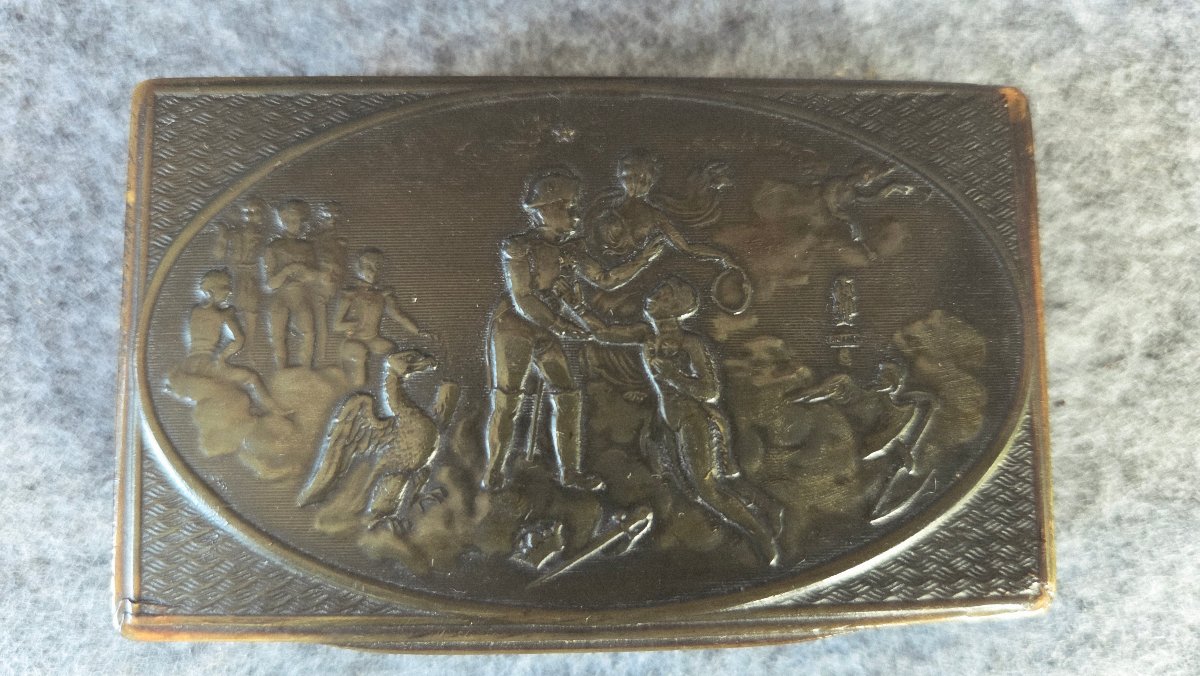 Ensemble  de 6 tabatières Hommage   à Napoléon  c.1830-photo-3