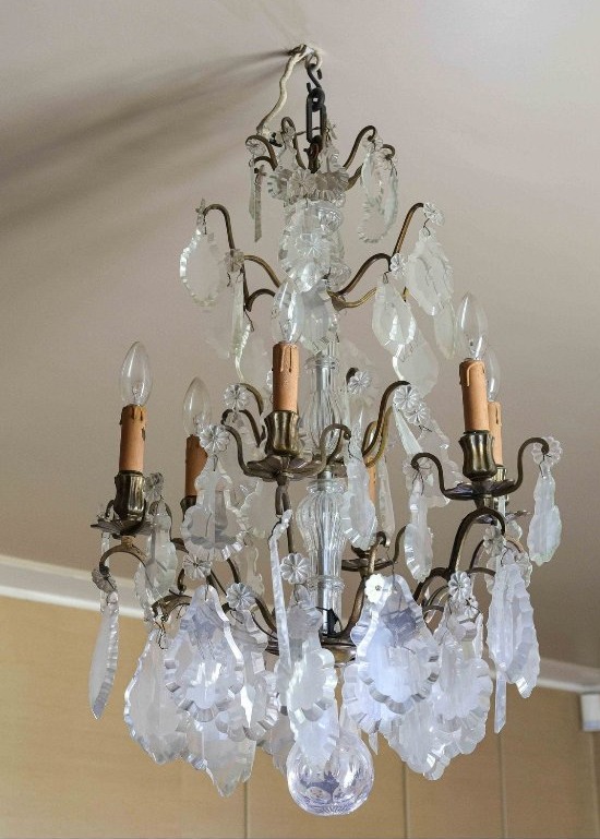 Louis XV Crystal Chandelier, 19th Century 