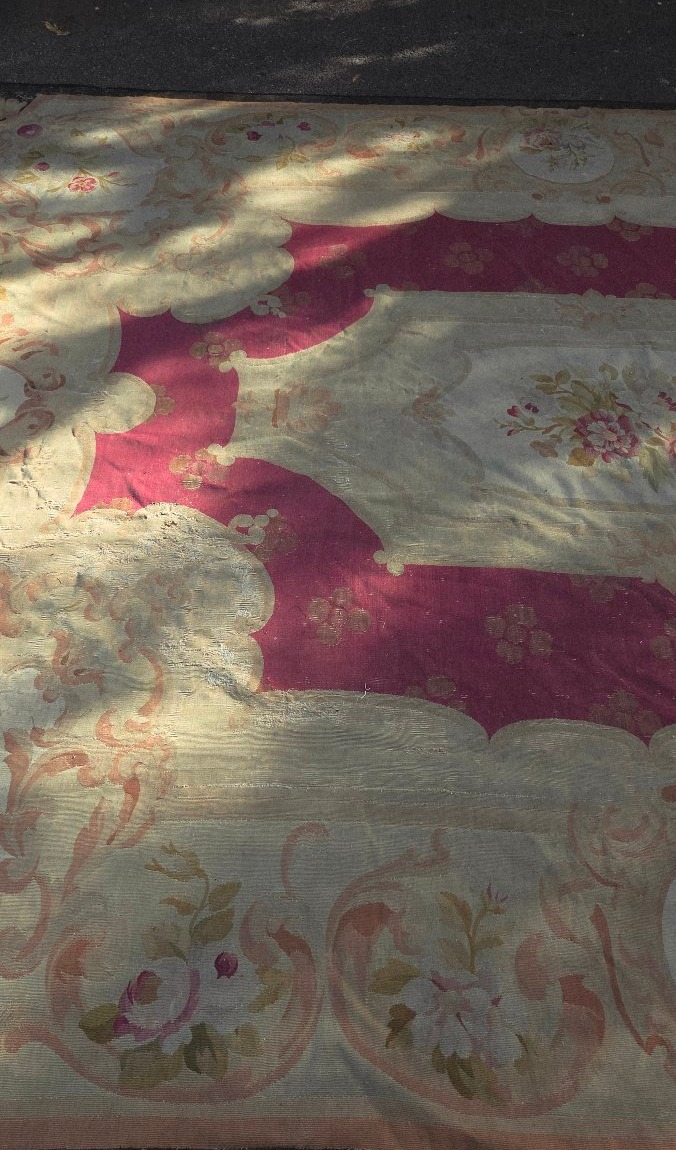 Large 19th-century Aubusson Rug, 415 X 318 Cm-photo-1