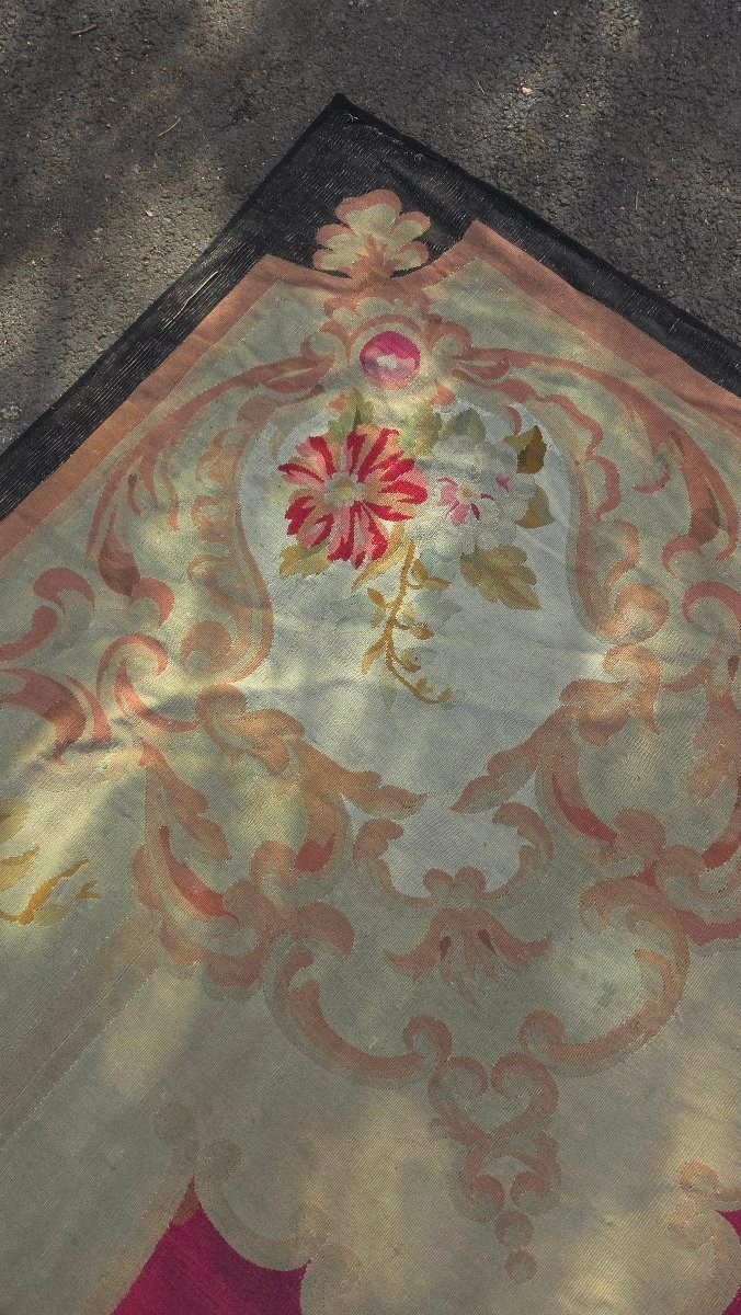 Large 19th-century Aubusson Rug, 415 X 318 Cm-photo-3
