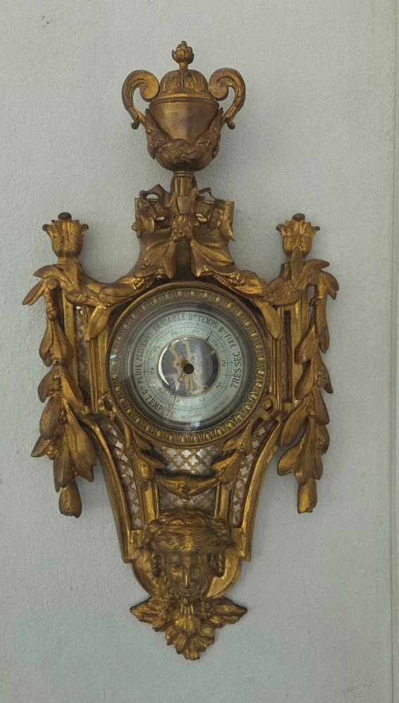 Matching Clock And Barometer, Napoleon III Period, Signed "ratel" In Paris -photo-4