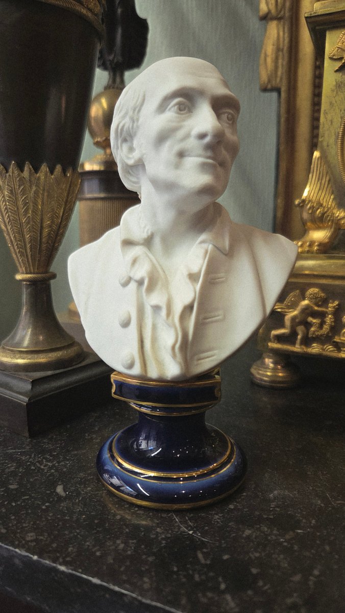 Sèvres Bust Of Voltaire  S 70-photo-3