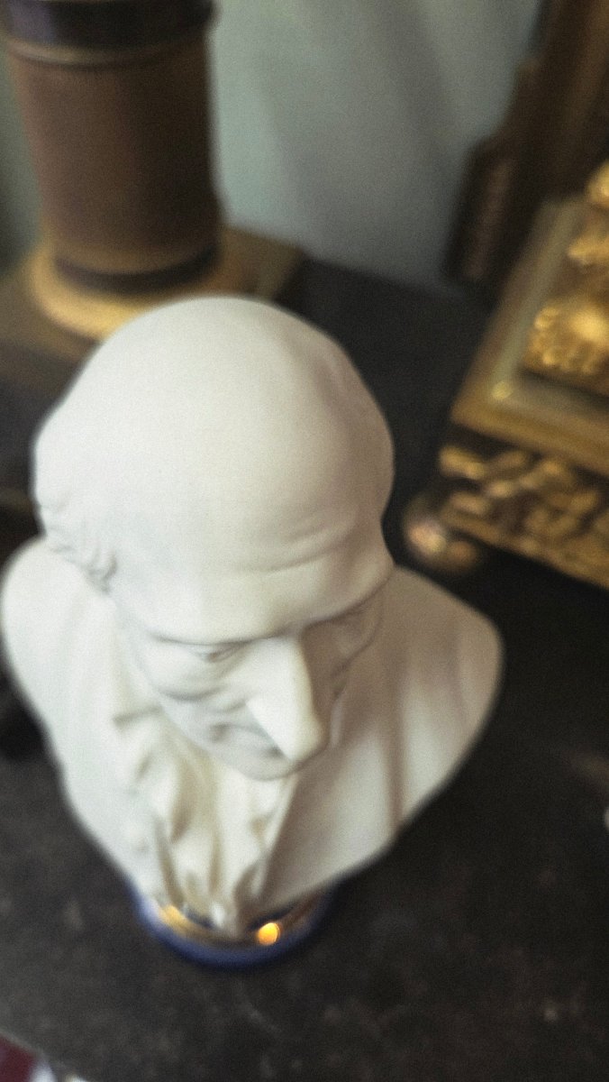 Sèvres Bust Of Voltaire  S 70-photo-4
