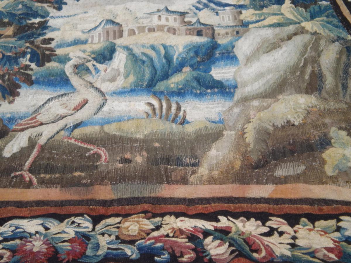 Tapisserie Aubusson XVIIIeme-photo-2