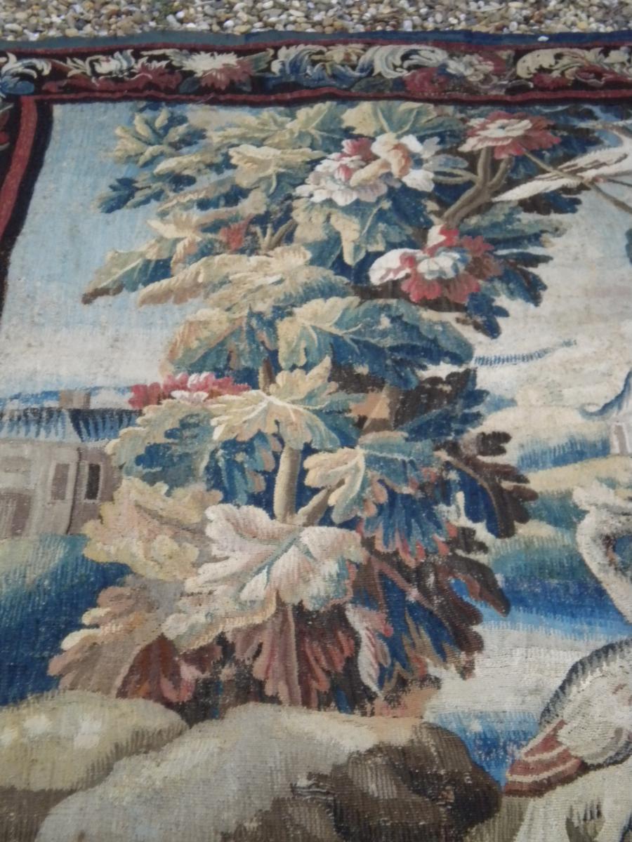 Tapisserie Aubusson XVIIIeme-photo-3