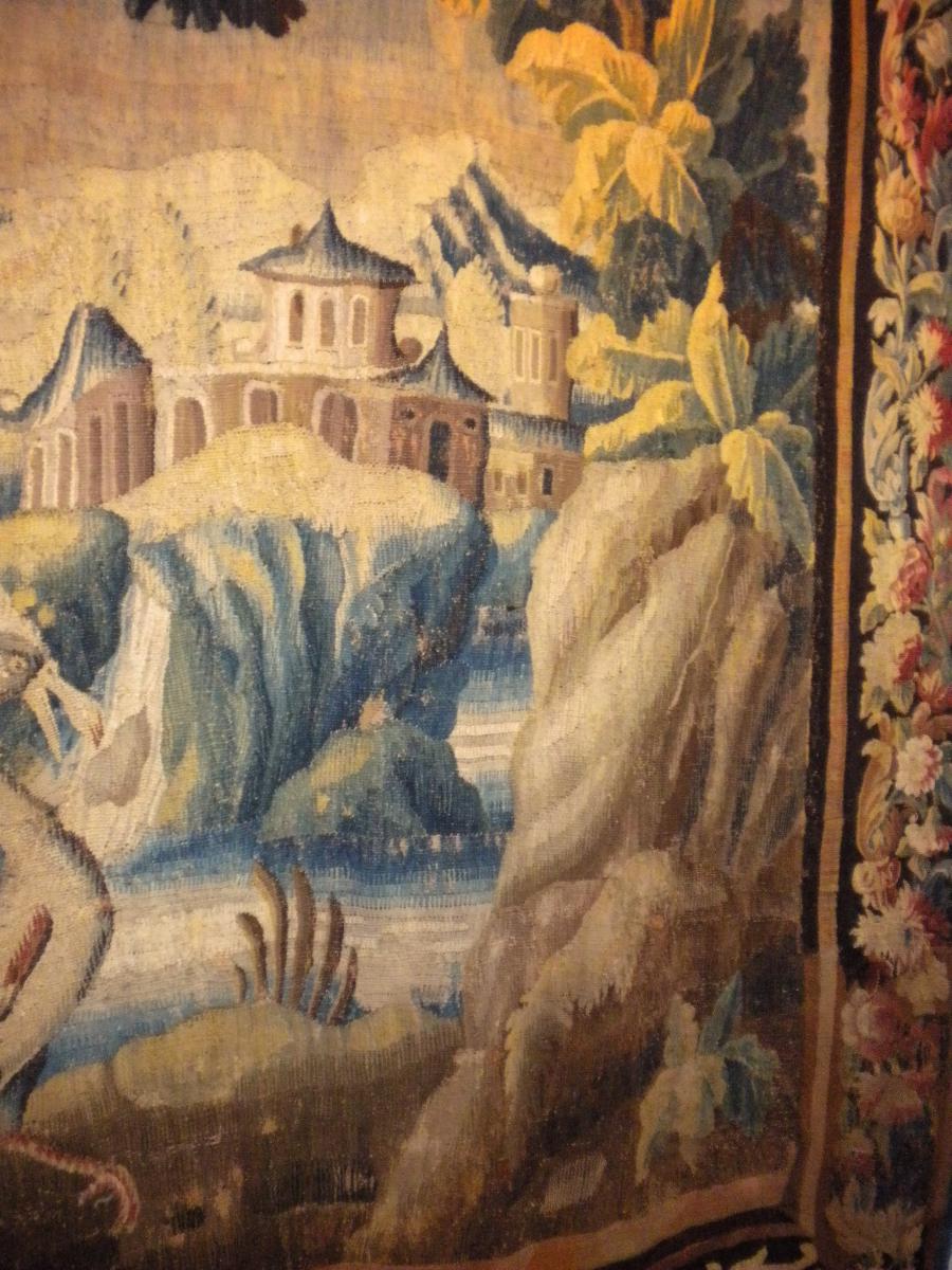 Tapisserie Aubusson XVIIIeme-photo-7