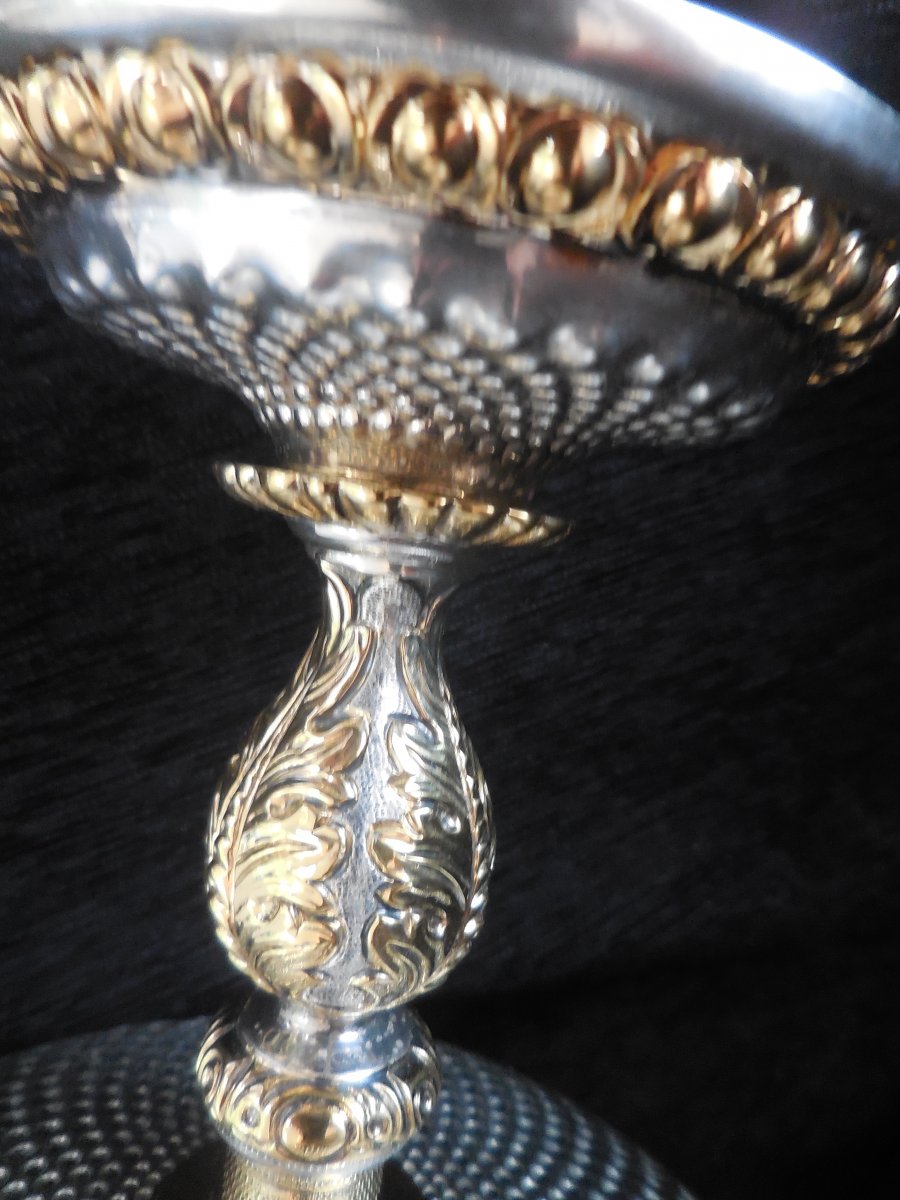 Cup Silver And Vermeil Cupcake Decor Time XXem-photo-2