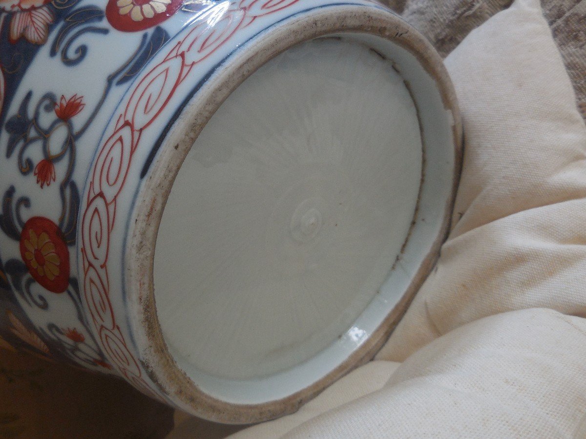 Grande Potiche Couverte  Porcelaine  Japon XIXe Siècle H128 B.e-photo-2