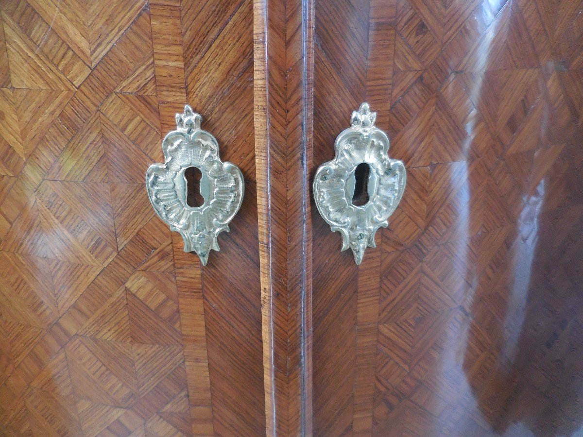 Pair Of Corners Stamped By Pierre Migeon(v) Louis XV Period XVIIIth Tbe-photo-2
