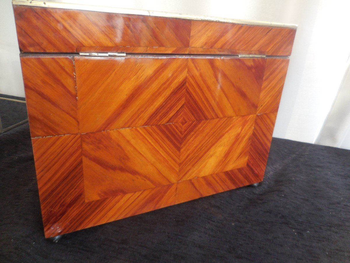Liquor Cellar Marquetry Of Rosewood Crystal Nineteenth Time Tbe-photo-6
