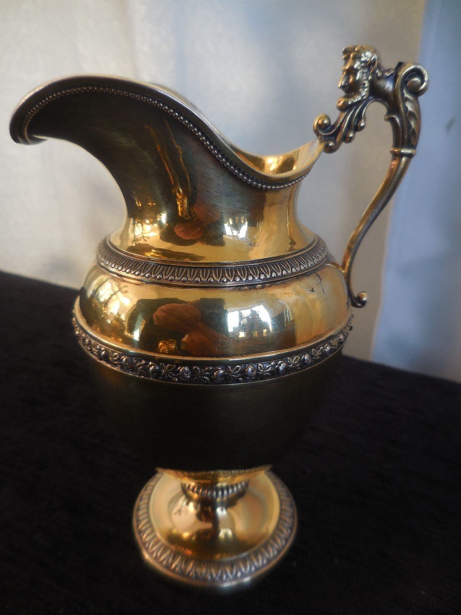 Silver Vermeil Service Early Nineteenth Time Au Vieillard Paris Tbe-photo-2