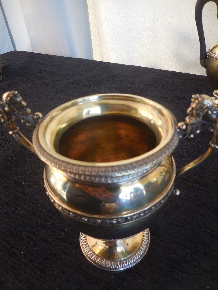 Silver Vermeil Service Early Nineteenth Time Au Vieillard Paris Tbe-photo-5