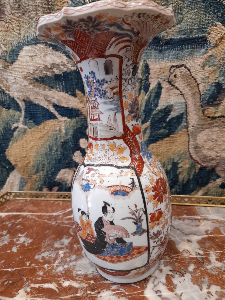 Vase Porcelaine  Japon Epoque Meiji XIX E