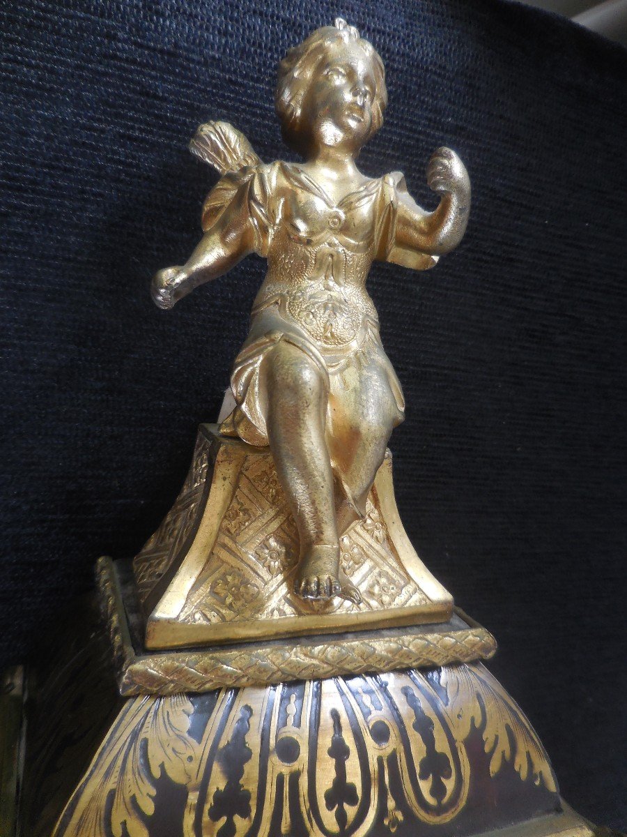 Boulle Wall Cartel Louis XIV Period Signed Delamare In Dieppe Late 17th Tbe-photo-4