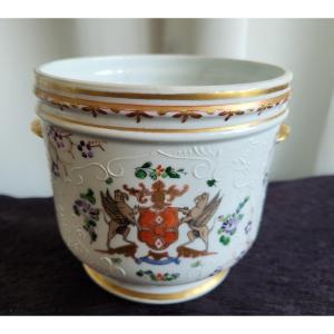 Cache Pot Refresher Porcelain Signed Samson Nineteenth Time
