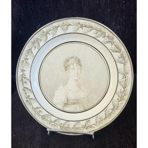 Creil Imperatrice Josephine Plates Circa 1808 