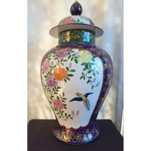 Importante  Potiche Porcelaine De Chine époque Fin XIXe Siècle H 77cm