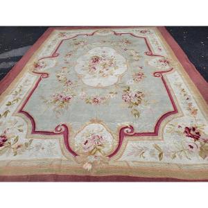 Large Aubusson Carpet Napoleon III Period Nineteenth Tbe