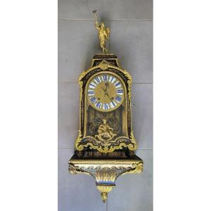 Boulle Marquetry Cartel Regency Period Signed Talon In Paris 