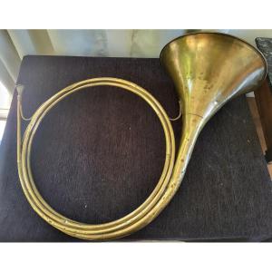 Hunting Horn Signed Couesnon In Paris  