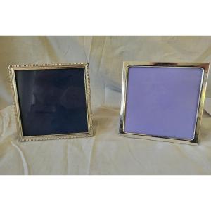 Two Silver Easel Frames 