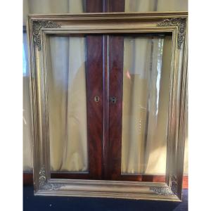 Gilded Wooden Frame, 19th-century Restoration Period 