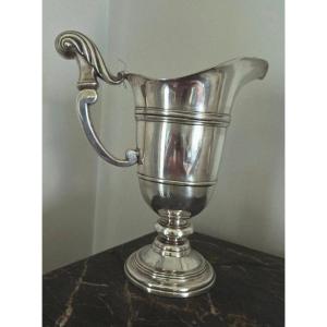 Aiguière casque argent plaqué époque Louis XV XVIIIe