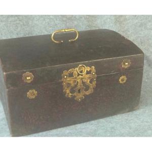Small Louis XIV-era Travel Chest From The Late 17th Century